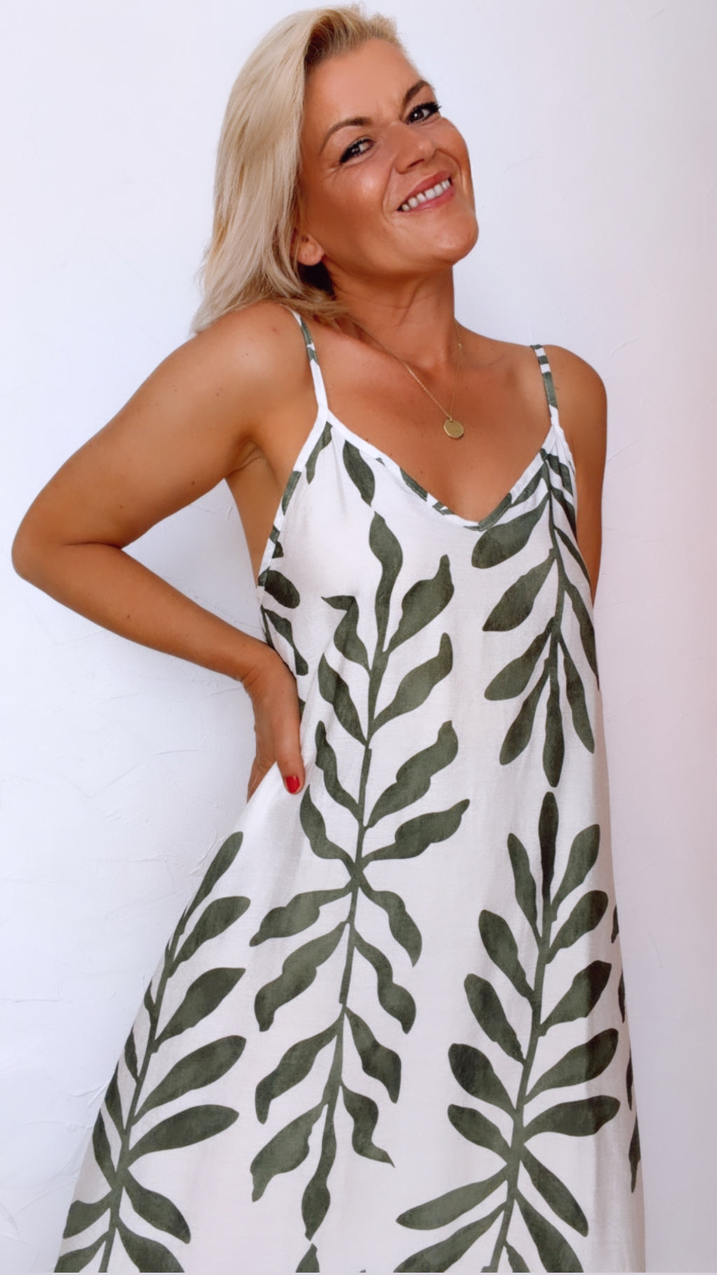 Robe longue OLIVIA imprimée