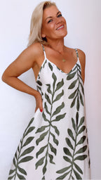 Robe longue OLIVIA imprimée