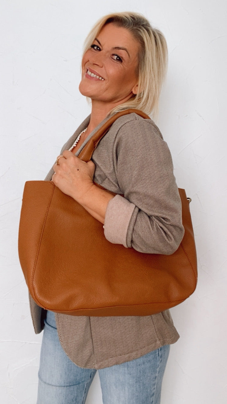 Sac 2 en 1 MAXIME marron