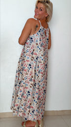Robe longue DAPHNÉ imprimée