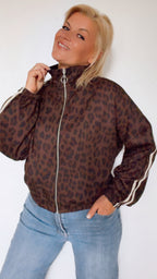 Bomber SALOMÉ imprimé léopard