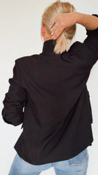 Blazer IVY asymétrique noir