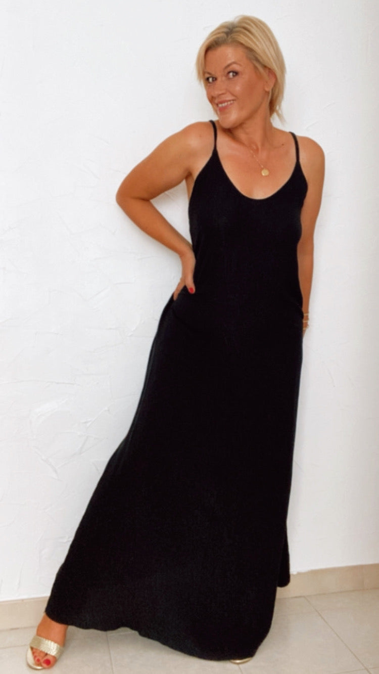 Robe longue CARINE noire