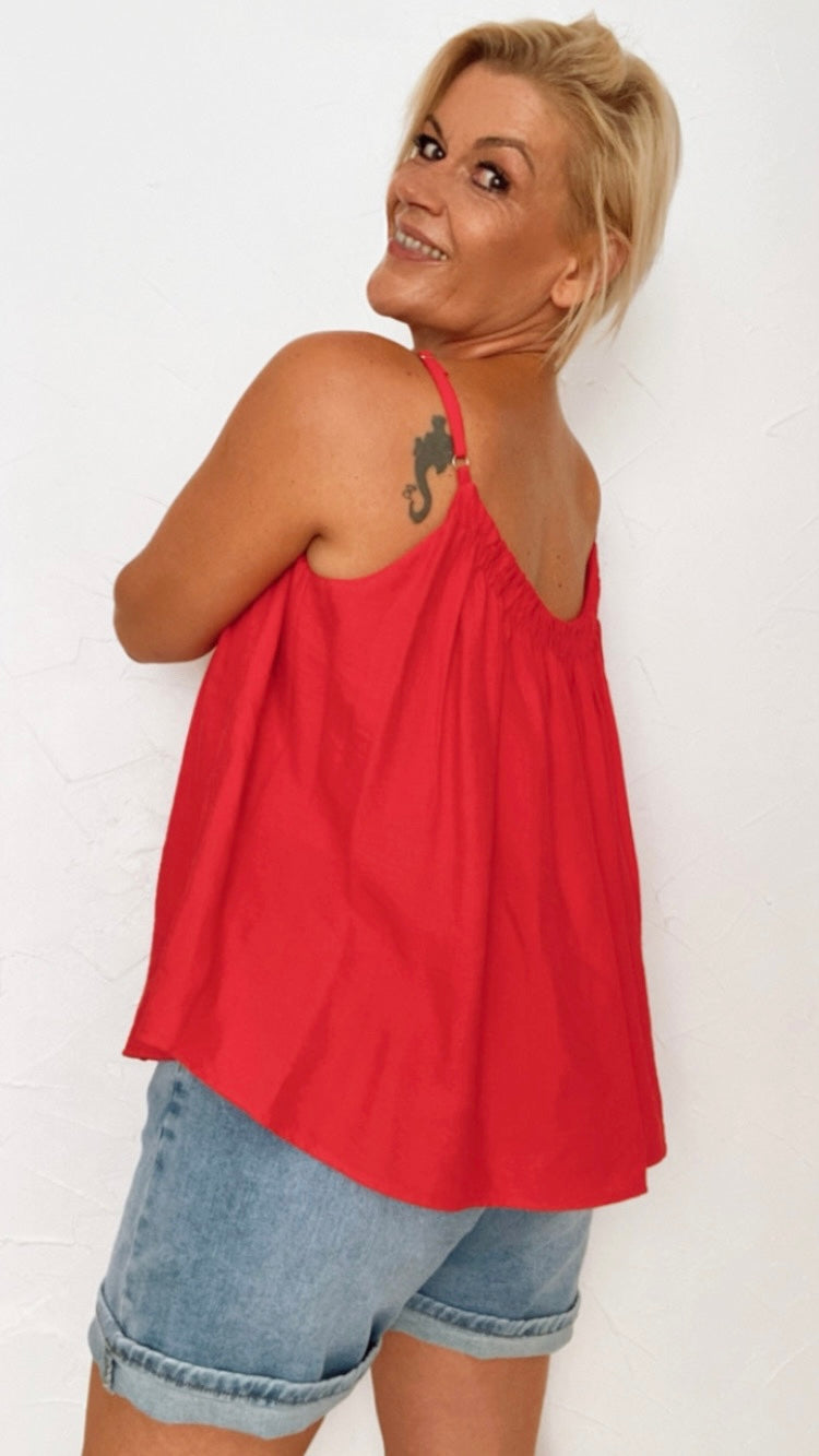 Haut ILONA rouge