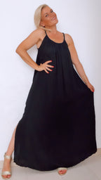 Robe longue ALBA noire