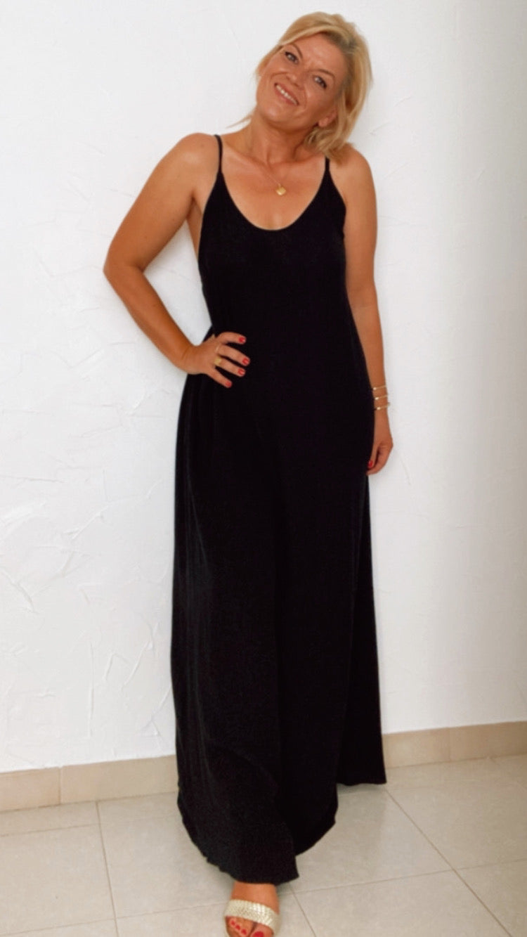 Robe longue CARINE noire