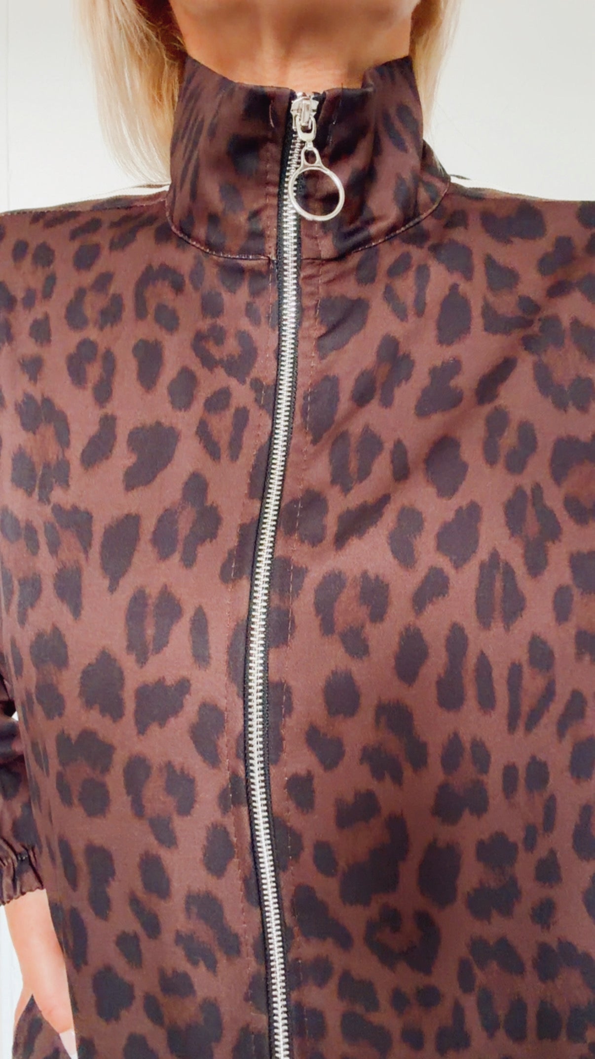 Bomber SALOMÉ imprimé léopard