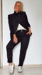 Blazer IVY asymétrique noir