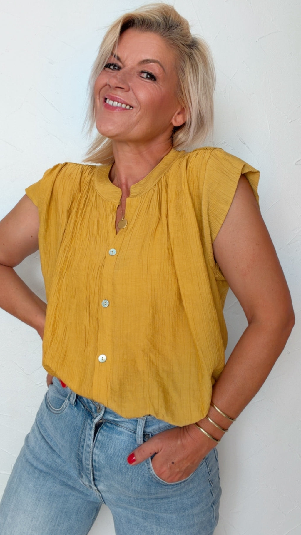 Blouse CARLA safran
