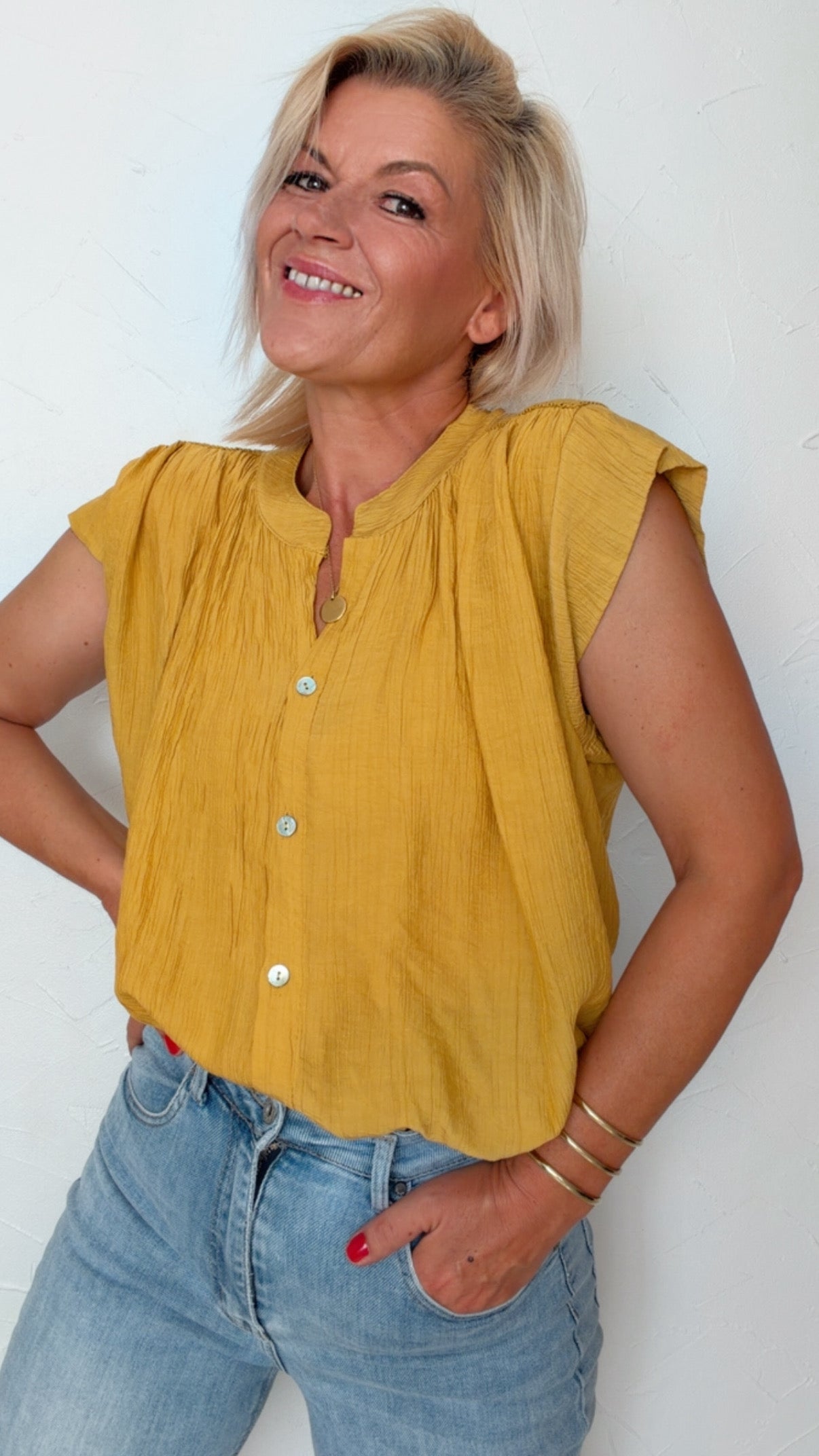 Blouse CARLA safran
