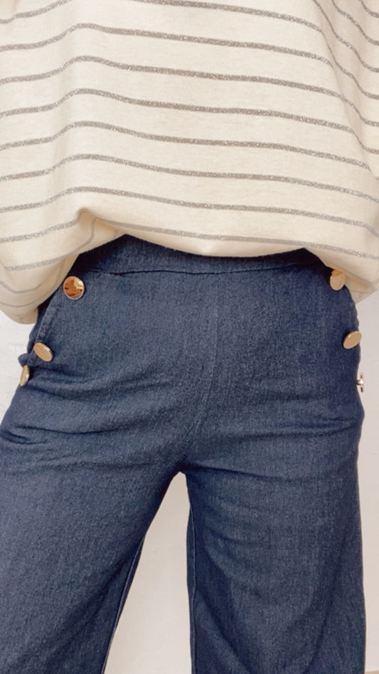 Pantalon GEORGES jean brut 100% Coton
