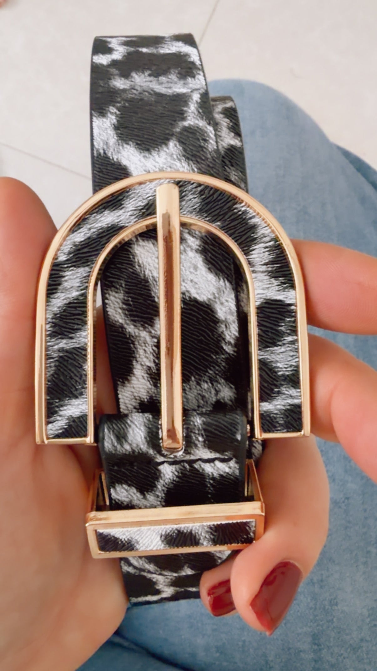 Ceinture JILL léopard