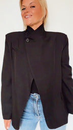 Blazer IVY asymétrique noir