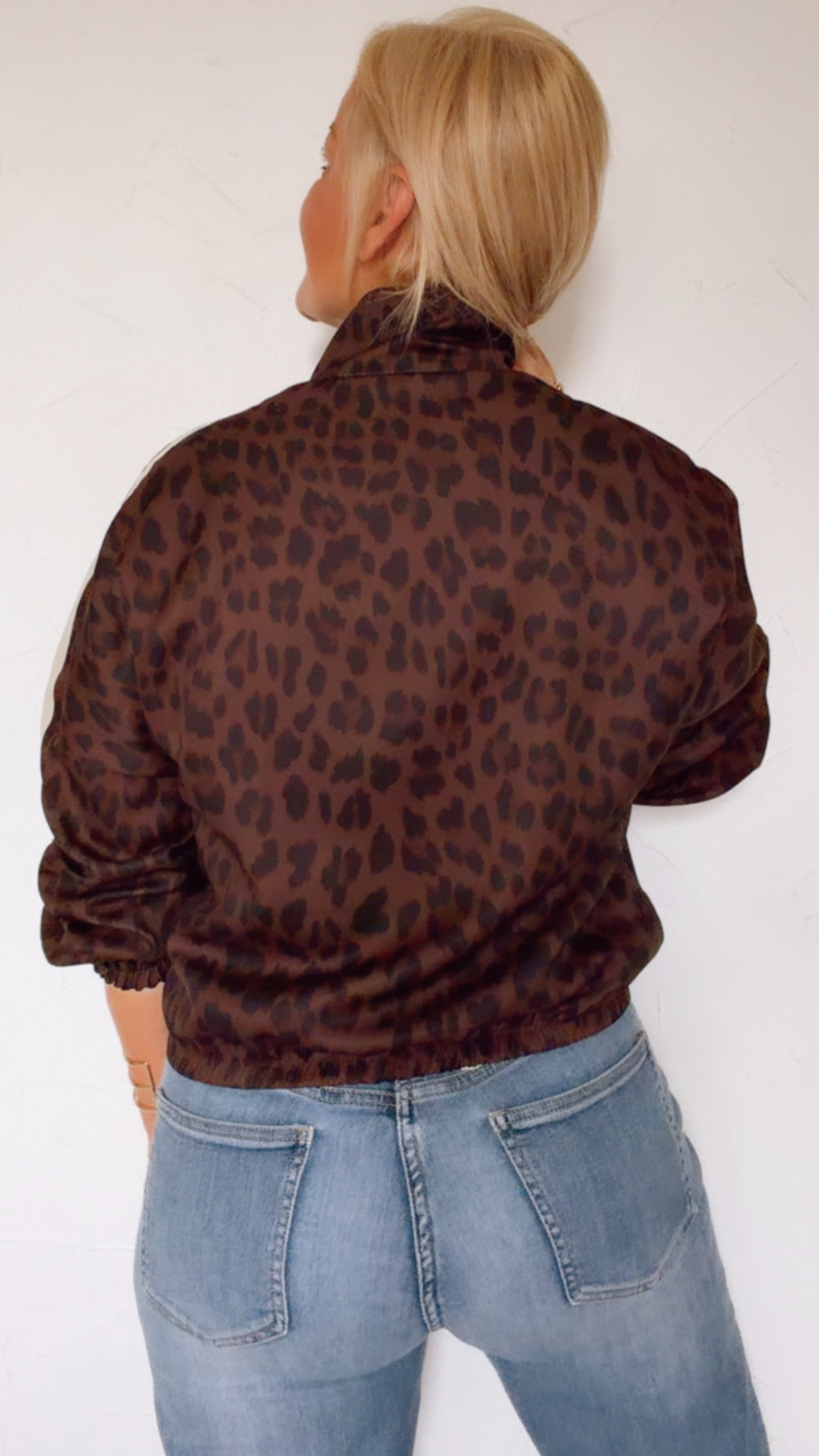 Bomber SALOMÉ imprimé léopard
