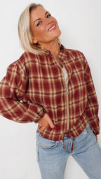 Veste Bomber MARTY en tartan