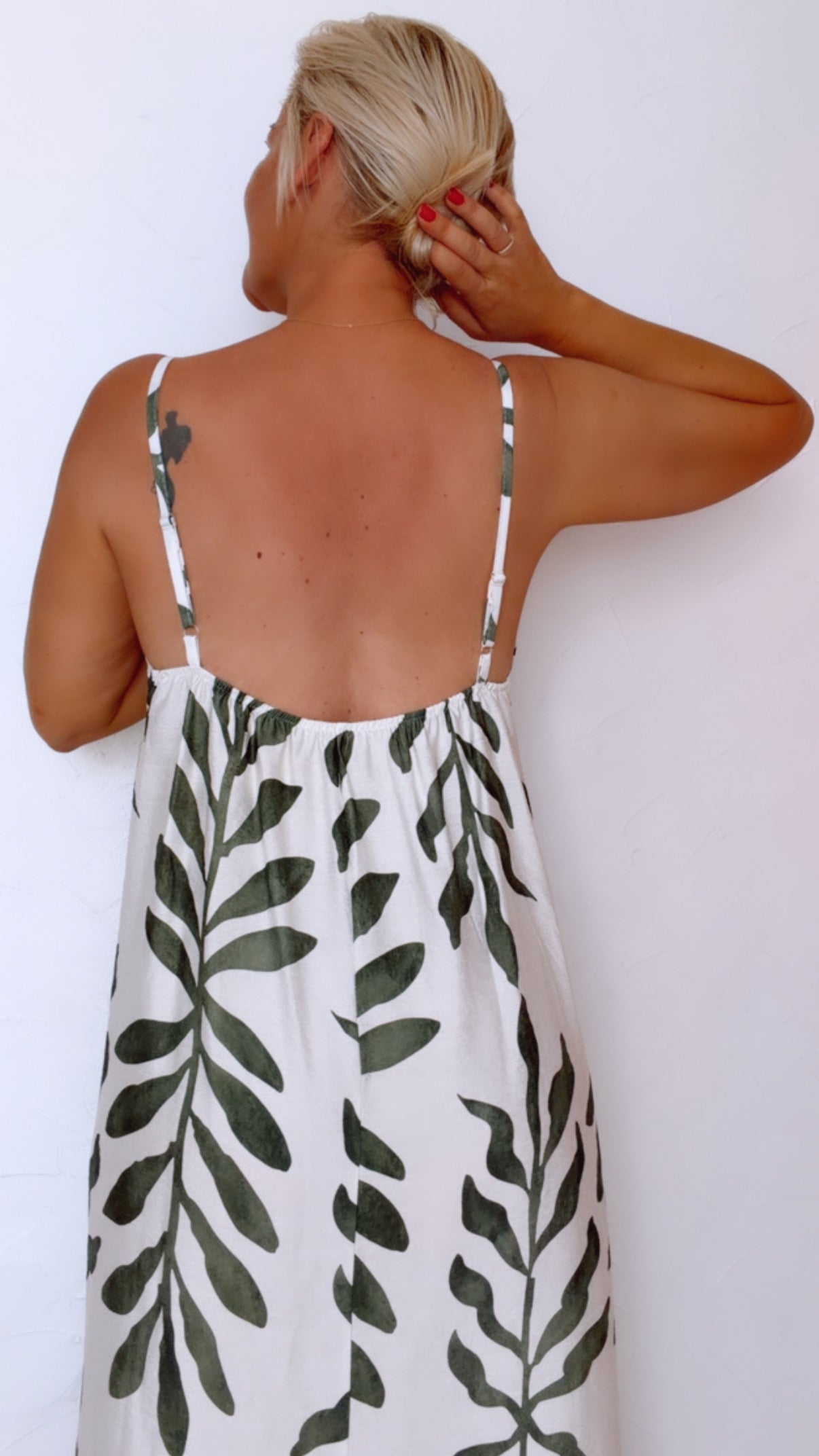 Robe longue OLIVIA imprimée