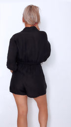 CombiShort ELLA noire 100% Tencel
