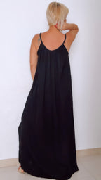 Robe longue ALBA noire