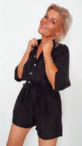 CombiShort ELLA noire 100% Tencel