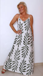 Robe longue OLIVIA imprimée