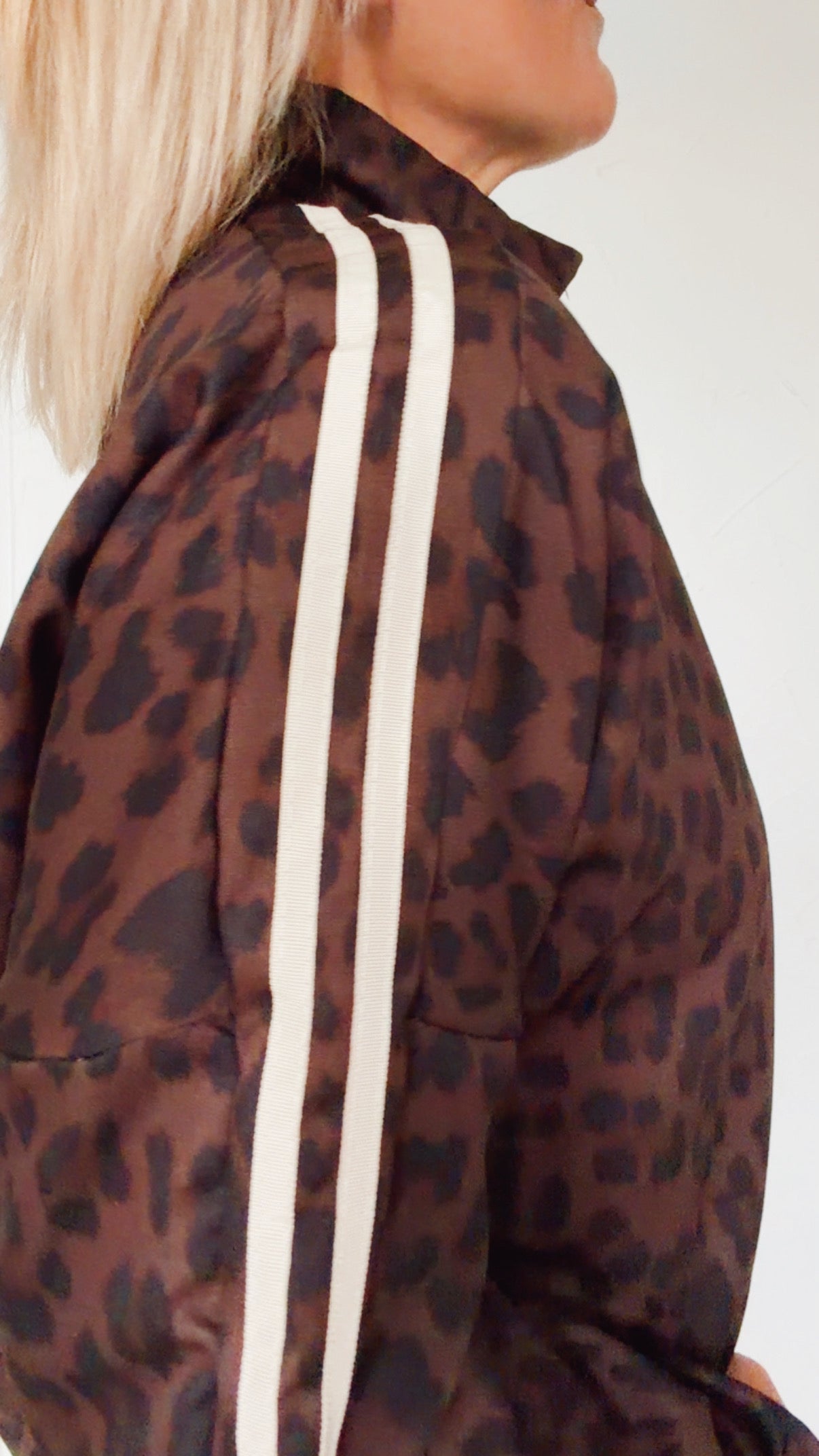 Bomber SALOMÉ imprimé léopard