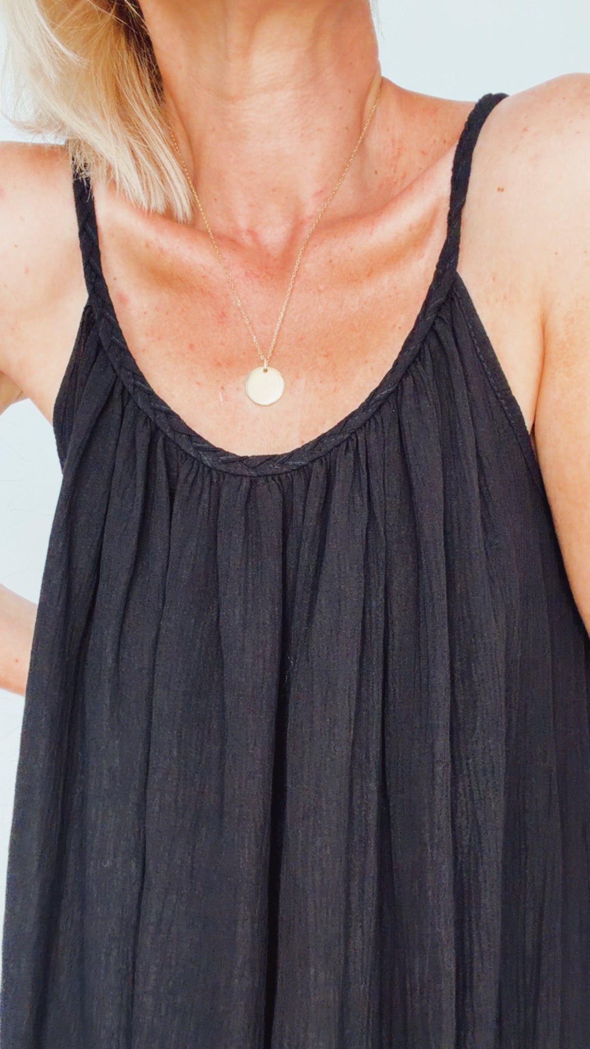 Robe longue ALBA noire
