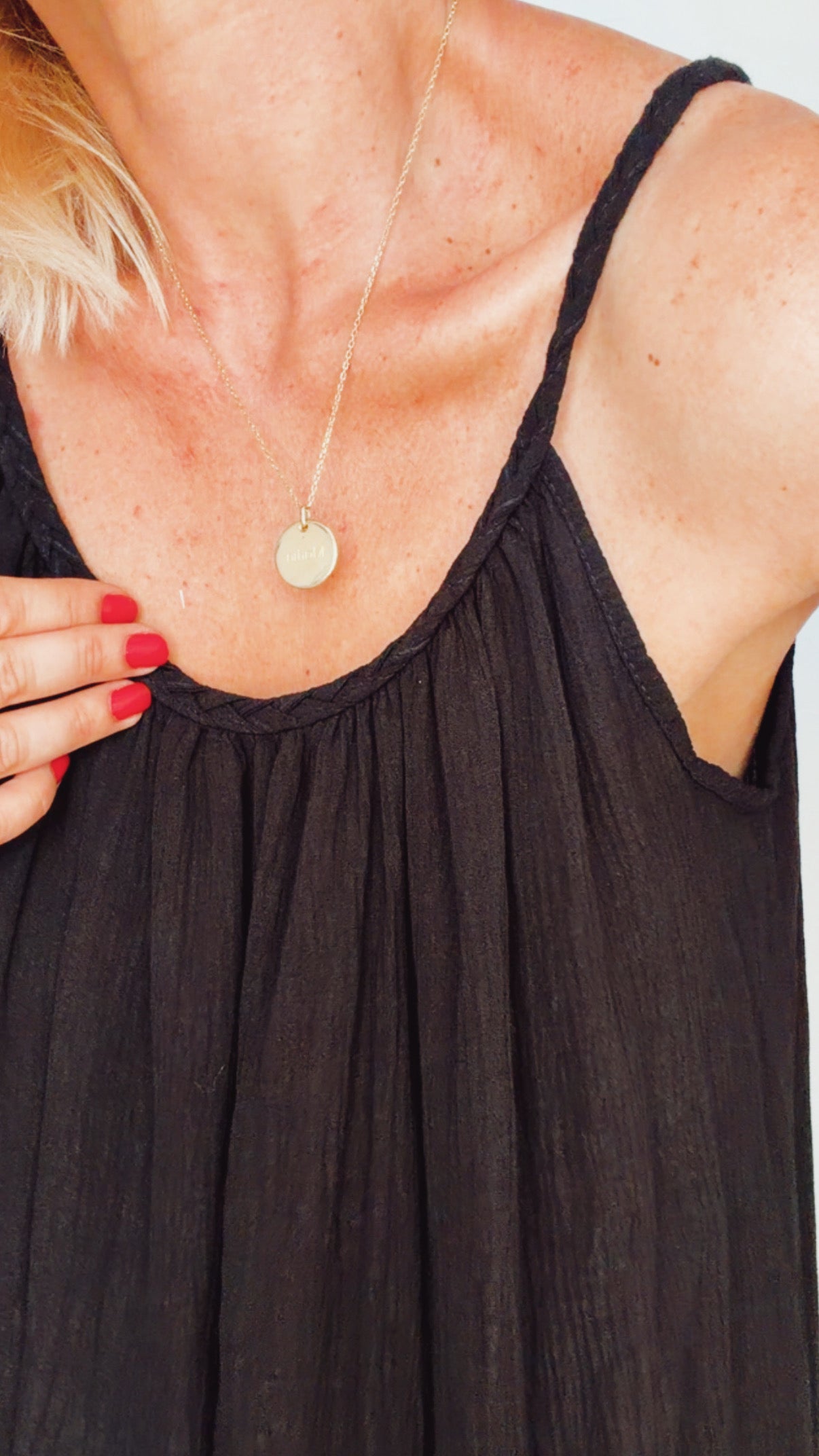 Robe longue ALBA noire