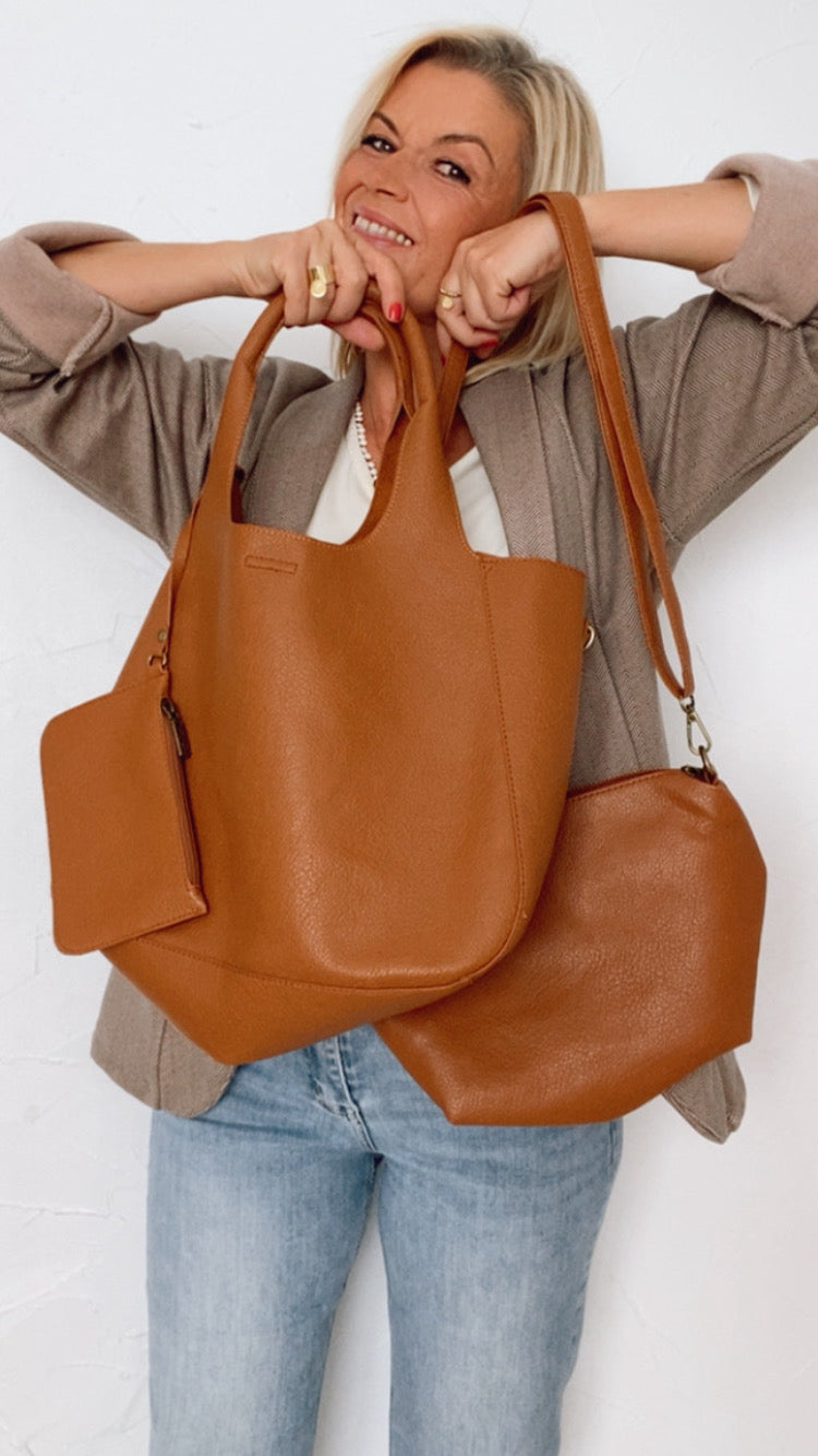 Sac 2 en 1 MAXIME marron