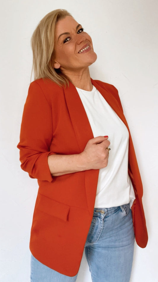 Blazer ROMANE terre de sienne