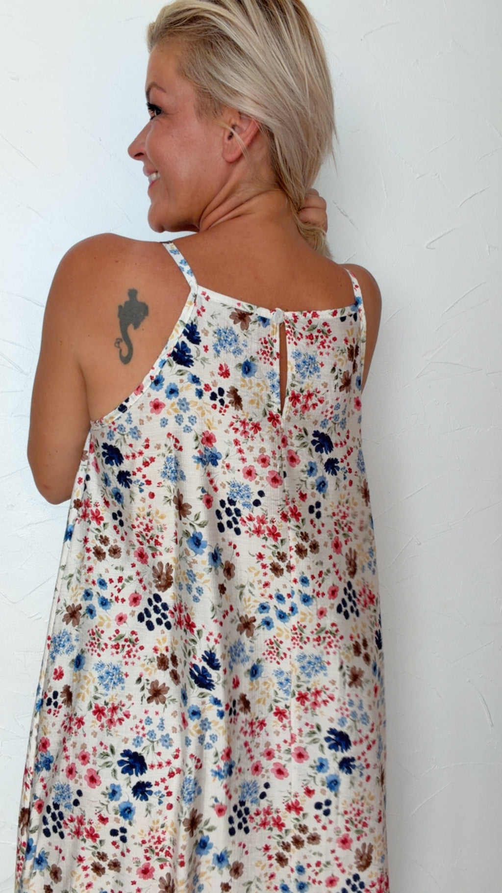 Robe longue DAPHNÉ imprimée