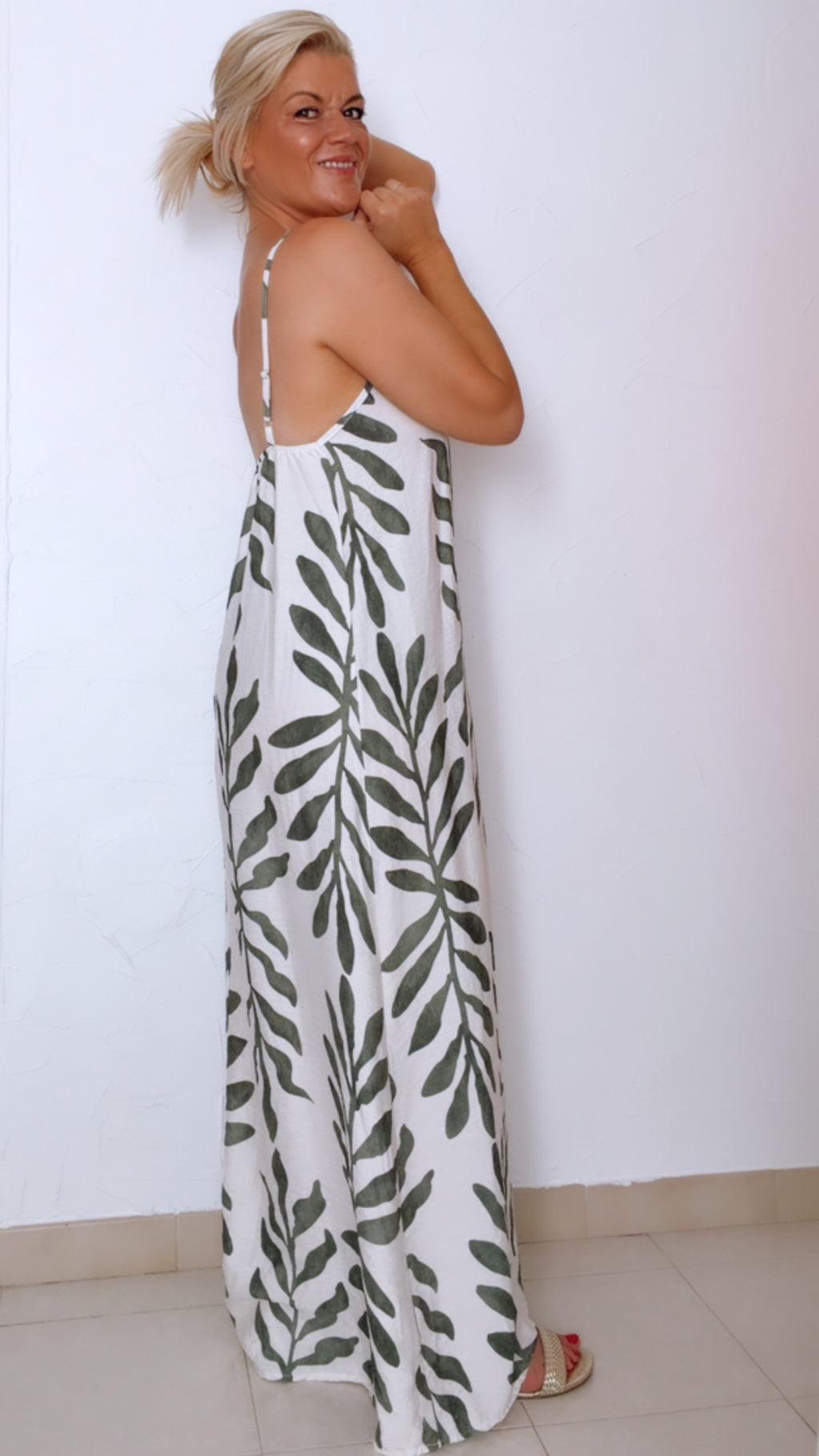 Robe longue OLIVIA imprimée