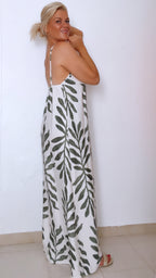 Robe longue OLIVIA imprimée