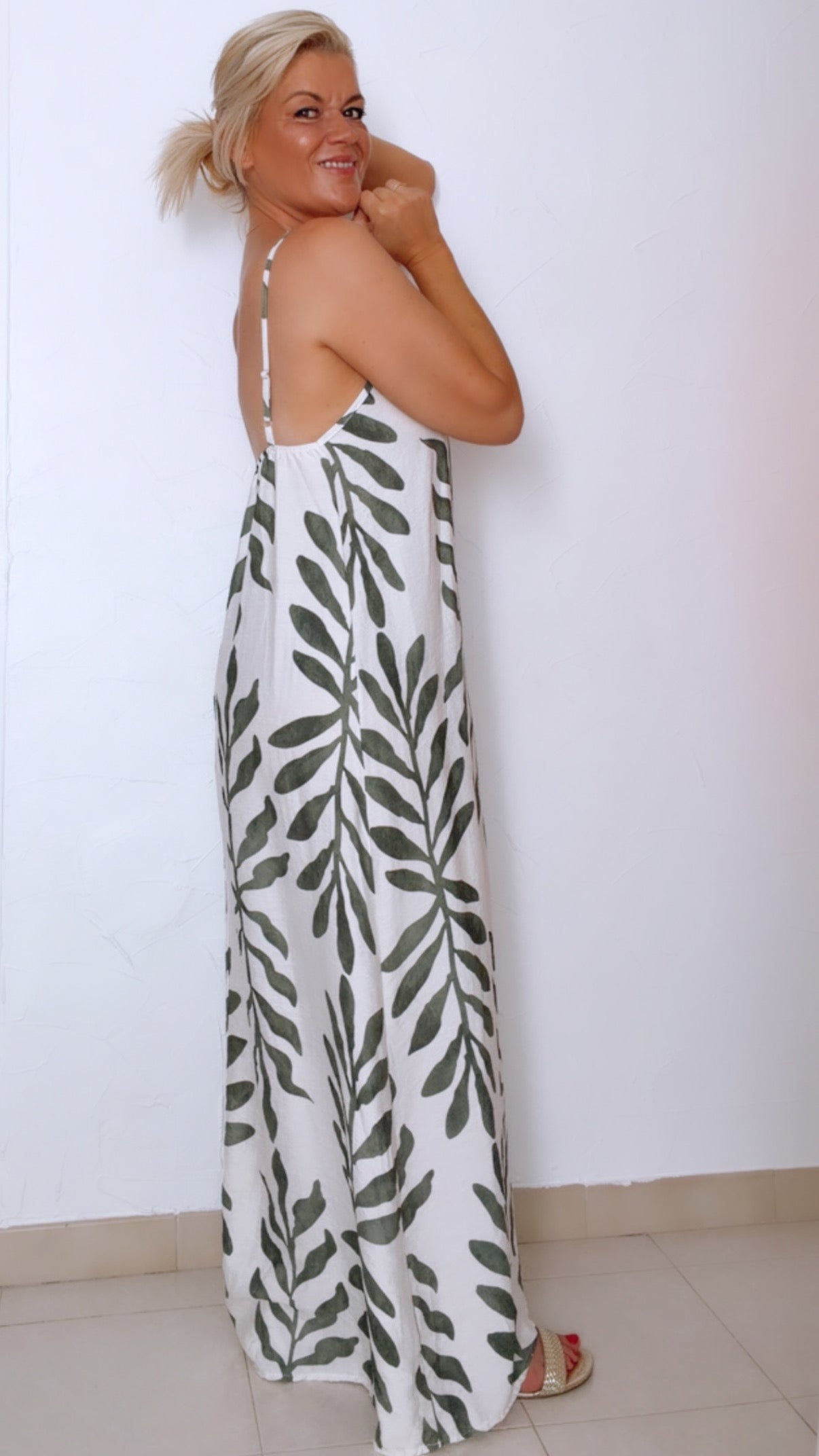 Robe longue OLIVIA imprimée