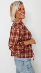 Veste Bomber MARTY en tartan