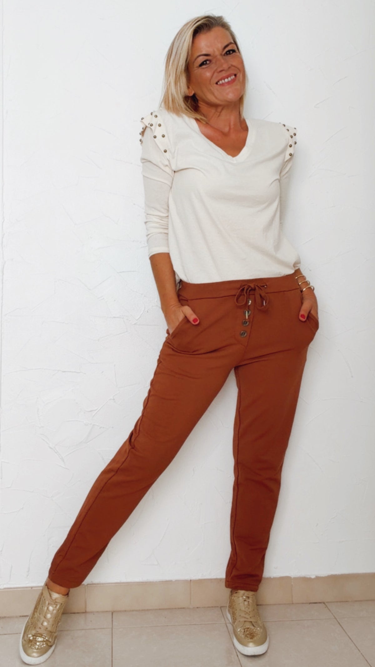 Pantajogg LUKAS moka 100% Coton